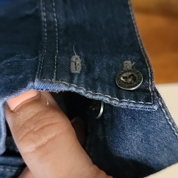 Ruff Hewn Classic Blue Denim Shirt(Runs Small) - Picture 4 of 5